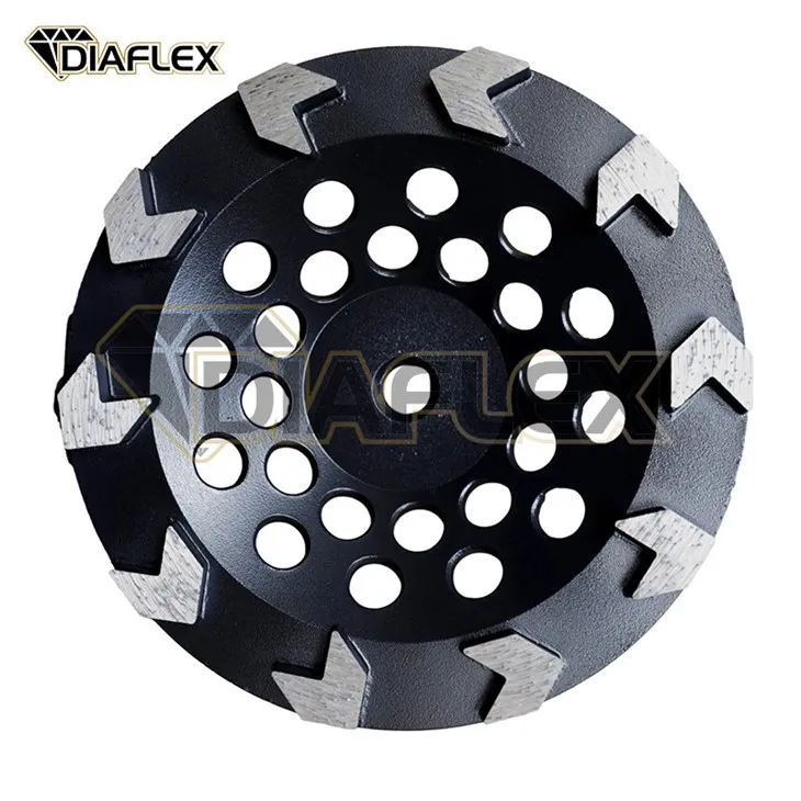 7_ ARROW SEGMENT CUP WHEELS WITH 5_8_-11 UNC THREAD F